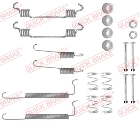 Accessory Kit, brake shoes